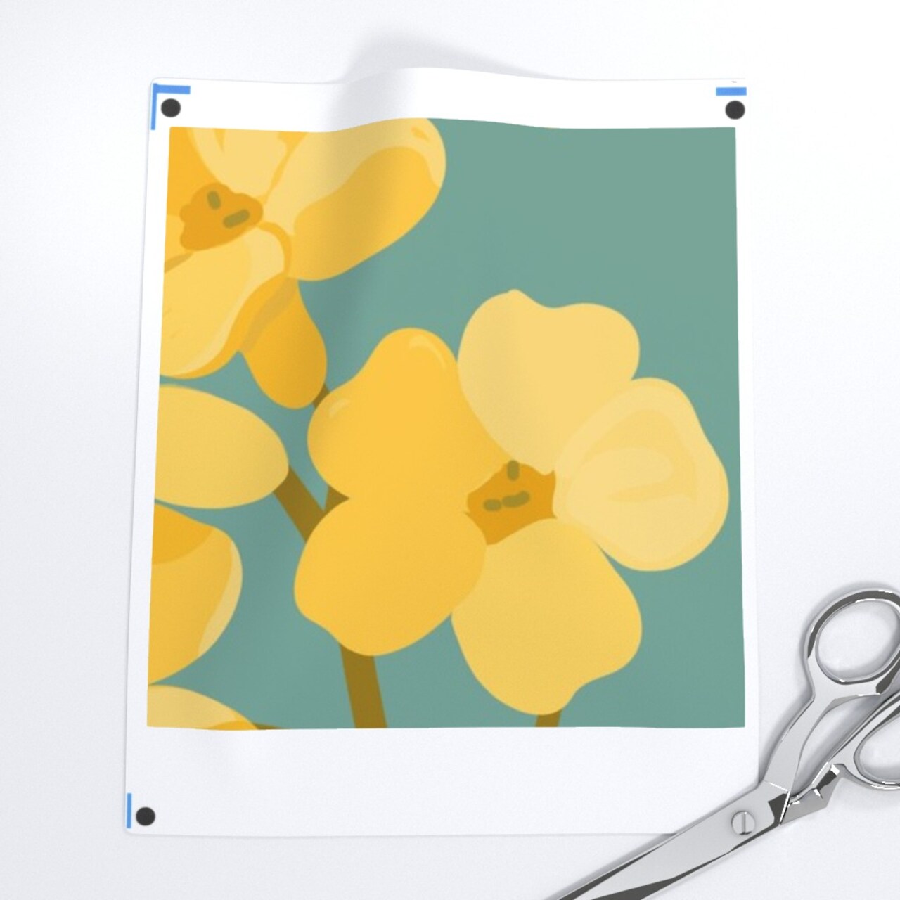 Teal Floral Botanical Jungle Tropical Hawaiian Mimosa Tree Flowers Foliage Large Scale Custom Removable Wallpaper by Spoonflower Peel & Stick Wallpaper 2FT Wide